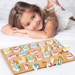 Wooden Puzzle Factory - OEM Arabic Letter Puzzle Board