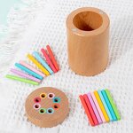 Wooden Toys Factory - OEM Color Matching Stick Tube for Kids