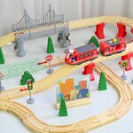 Wooden Puzzle Factory - OEM Railway Construction Toy