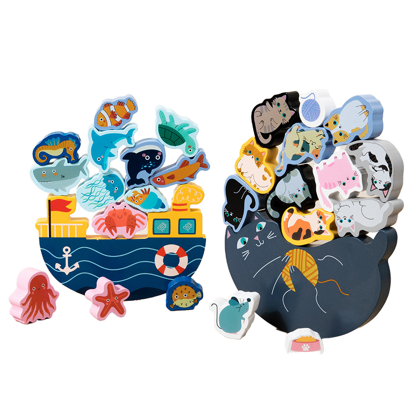 Educational Toys Factory - OEM Animal Balance Stacking