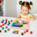 Educational Toys Factory - OEM Rainbow Counting Cube
