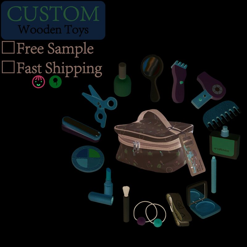 Role Play Toys Factory - OEM Wooden Make-up Dress up