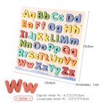 Educational Puzzles Factory - OEM 3D Letter Wood Jigsaw