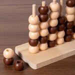 Wooden Games Factory - OEM 3d Four-in-a-row Chess