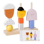 Montessori Toys Factory - OEM Large Particle Stacking Columns