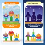 Educational Toys Factory - OEM Wooden Day Night Stacking