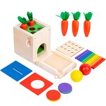 Montessori Busy Board Factory - OEM 4-in-1 Wooden Toy