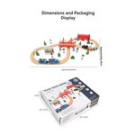 Wooden Tracks Factory - OEM Creative Electric Train Set