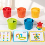 Educational Toys Factory - OEM Shape Color Classification Cup
