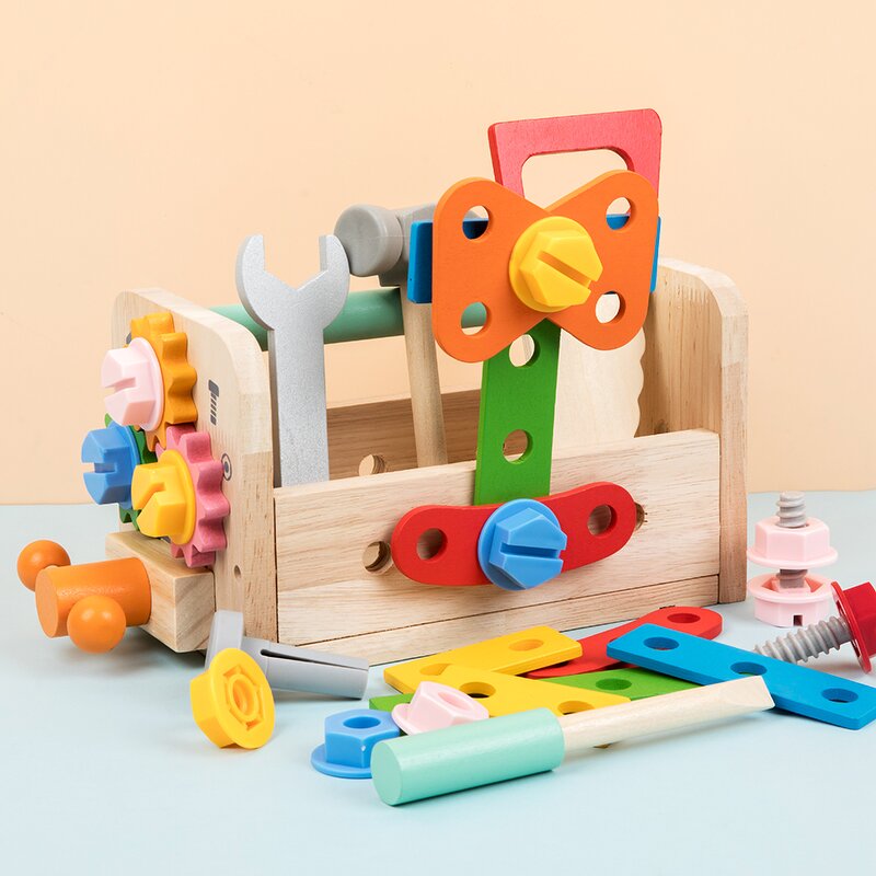 Wooden Tools Set Factory - OEM Toddler DIY Stickers