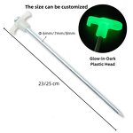 Tent Peg Factory - OEM Steel Glow in the Dark