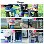 Picnic Stool Factory - OEM Colorful Telescopic Round
