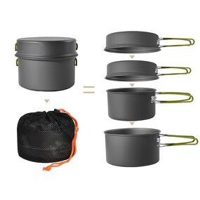 Camping Cookware Factory - OEM 2-3 Persons Aluminum