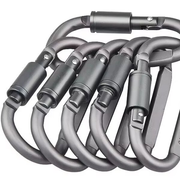 Carabiner Factory - OEM 8cm D Shape Screw Lock