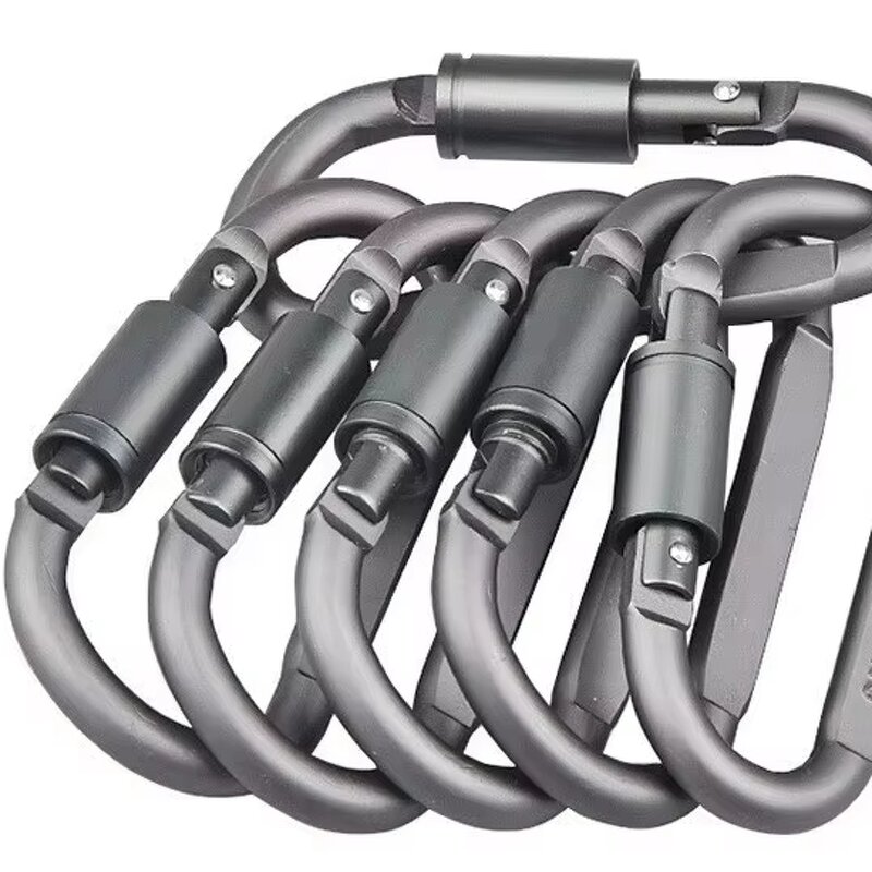 Carabiner Factory - OEM 8cm D Shape Screw Lock