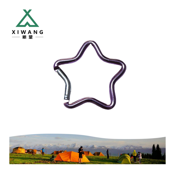 Aluminum Carabiner Factory - OEM Outdoor Star Spring