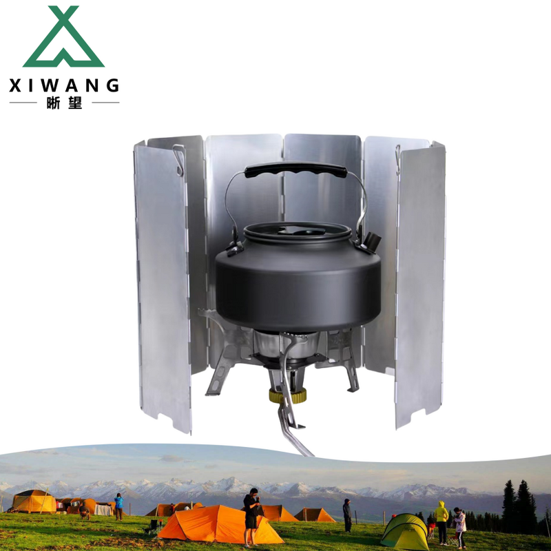 Outdoor Cookware Factory - OEM Folding Aluminum Windscreen