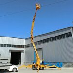 Towable Boom Lift Factory - OEM 12m 200kg Trailer