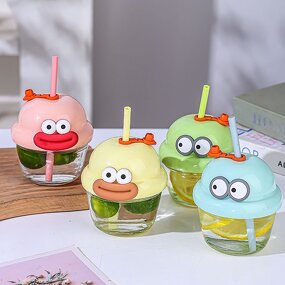 Water Bottles Supplier - 210ml Mini Cup Cute Cartoon Insulation Bottle