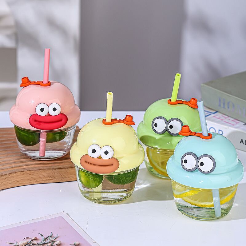 Water Bottles Supplier - 210ml Mini Cup Cute Cartoon Insulation Bottle