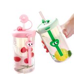 Travel Mugs Supplier - Portable Straw Cold Brew Teacup Coffee Cup