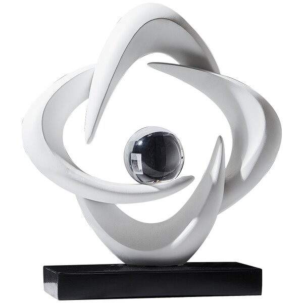 Resin Decor Manufacturer - Abstract Shape Implied Tabletop Wine Cabinet