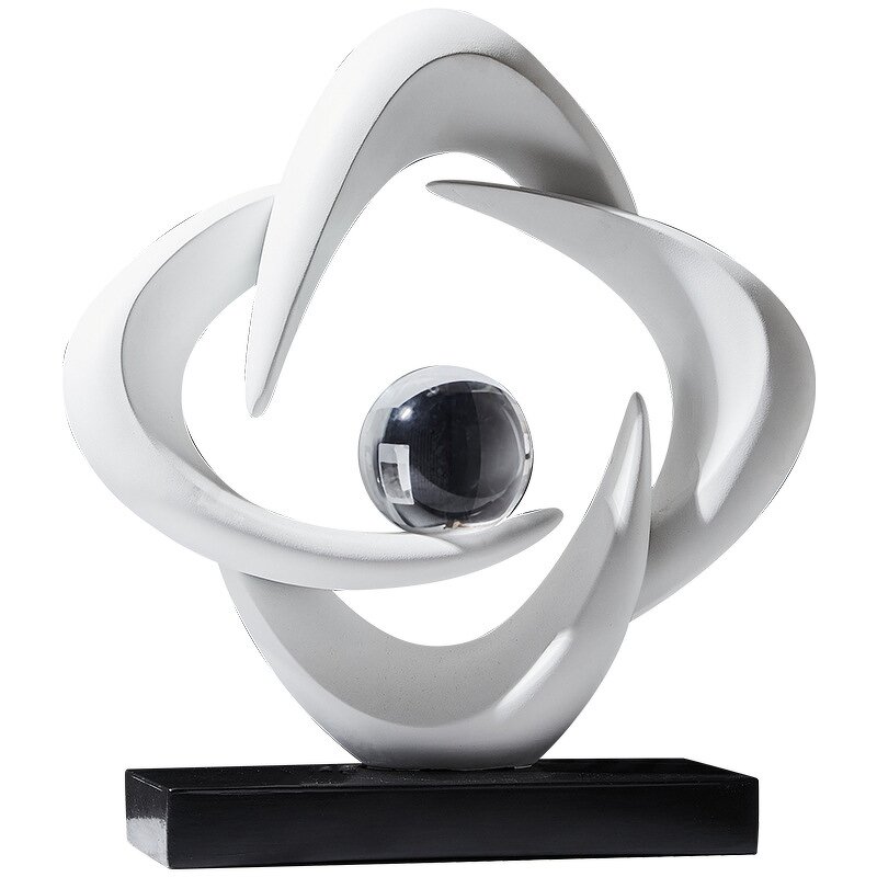 Resin Decor Manufacturer - Abstract Shape Implied Tabletop Wine Cabinet