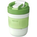 Travel Mugs Supplier - Portable Double Drink Straw Cup Handmade Gift