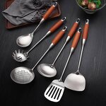Kitchen Utensils Supplier - Stainless Steel Spoon Colander Spatula Set