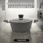 Cookware Sets Manufacturer - Induction Non-Stick Granite Cast Aluminum Set