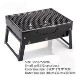 BBQ Grills Manufacturer - Popular Mini Collapsible Gas Charcoal Grill
