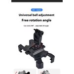 Motorcycle Phone Mounts Factory - Car-mounted Rotating Four-prong Support