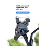 Motorcycle Phone Mounts Factory - Car-mounted Rotating Four-prong Support