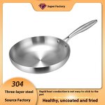 Woks Factory - 304 Stainless Steel Induction Non-Coated Special Pan