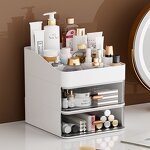 Storage Boxes Factory - Large Transparent Jewelry Cosmetics Organizer Box
