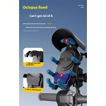 Motorcycle Phone Mounts Manufacturer - 2025 Wireless Charging Shock Absorption