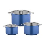 Soup Pots Supplier - Thickened Rust Steel Instant Noodles Pot Set