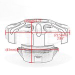 Motorcycle Parts Manufacturer - Harley 500 750 CNC Fuel Tank Cover