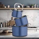 Soup Pots Supplier - Thickened Rust Steel Instant Noodles Pot Set