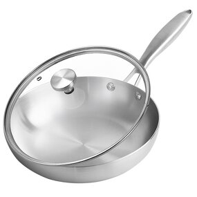 Woks Factory - 304 Stainless Steel Induction Non-Coated Special Pan