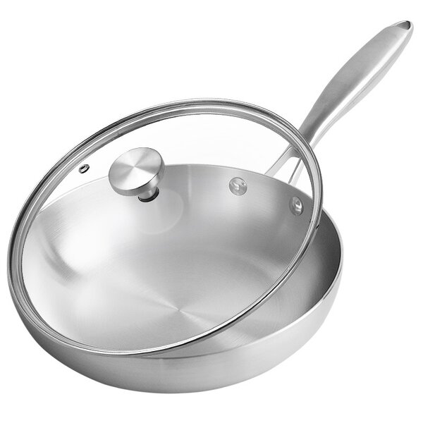 Woks Factory - 304 Stainless Steel Induction Non-Coated Special Pan