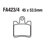 Motorcycle Brake Pads Supplier - FA423 FJR1300 XV Disc Brake Pads