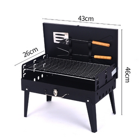 BBQ Grills Manufacturer - Portable Folding Steel Charcoal Stove Camping