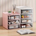 Storage Boxes Factory - Large Transparent Jewelry Cosmetics Organizer Box