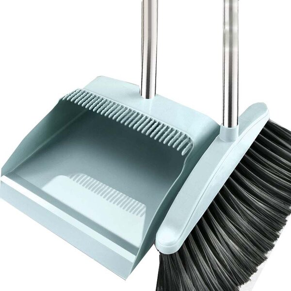 Cleaning Tools Manufacturer - Magnetic Snap Broom Dustpan Set Household