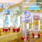 Sports Cups Factory - Double Drink Plastic Cup Portable Handle Outdoor