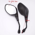 Motorcycle Mirrors Factory - Yamaha Fushiguro Rearview Mirror Replacement