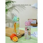 Sports Cups Factory - Double Drink Plastic Cup Portable Handle Outdoor