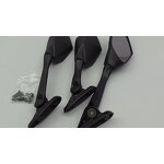 Motorcycle Mirrors Manufacturer - Yamaha R3 NMAX Short Stem Foldable Mirror