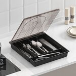 Kitchen Organizer Supplier - Dustproof Cutlery Knife Fork Spoon Drawer